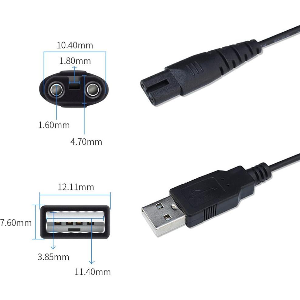 Cable de Carga USB para Irrigador Bucal Taobai CDX0004