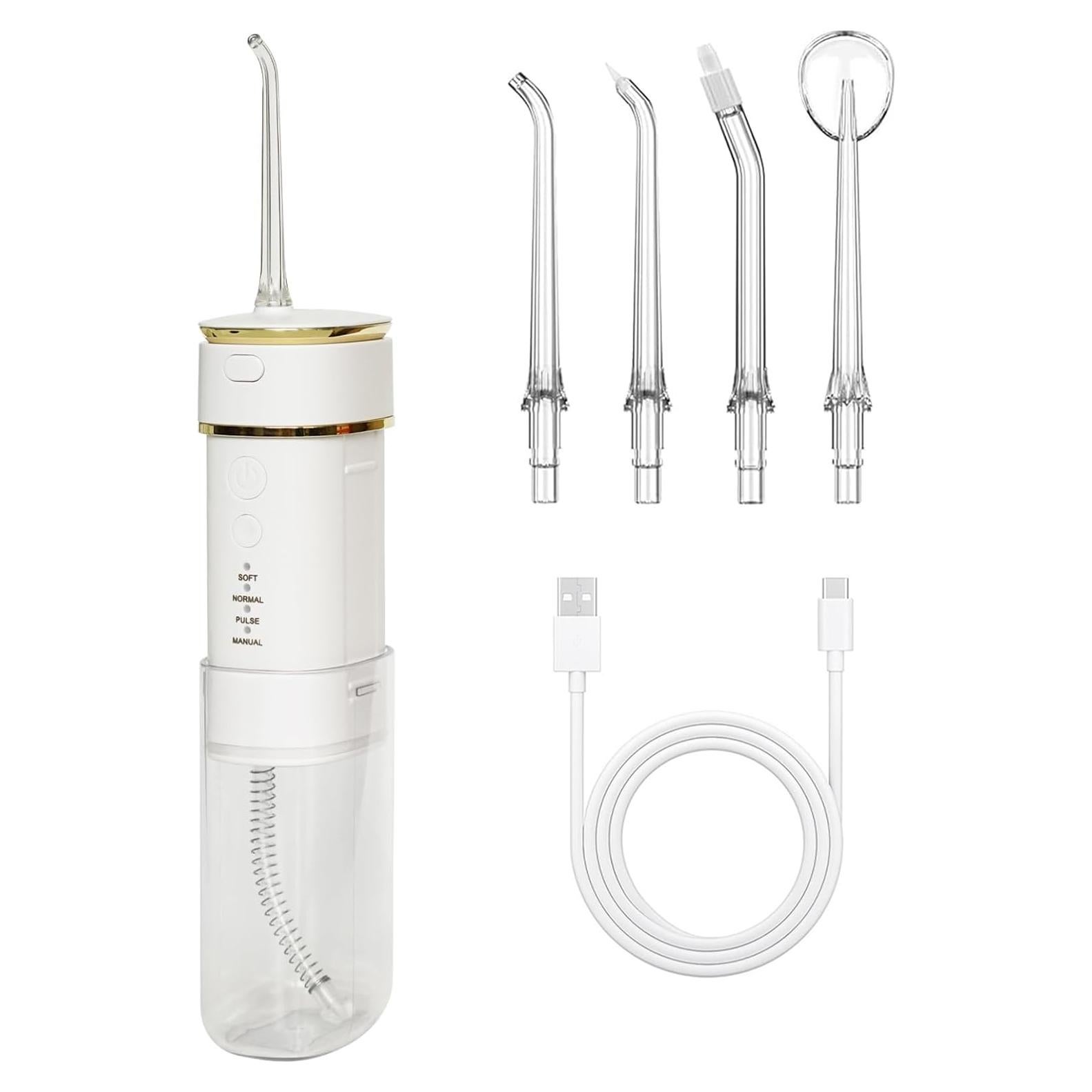 Irrigador Oral Portátil WAAYAA Mini Inalámbrico Recargable IPX7