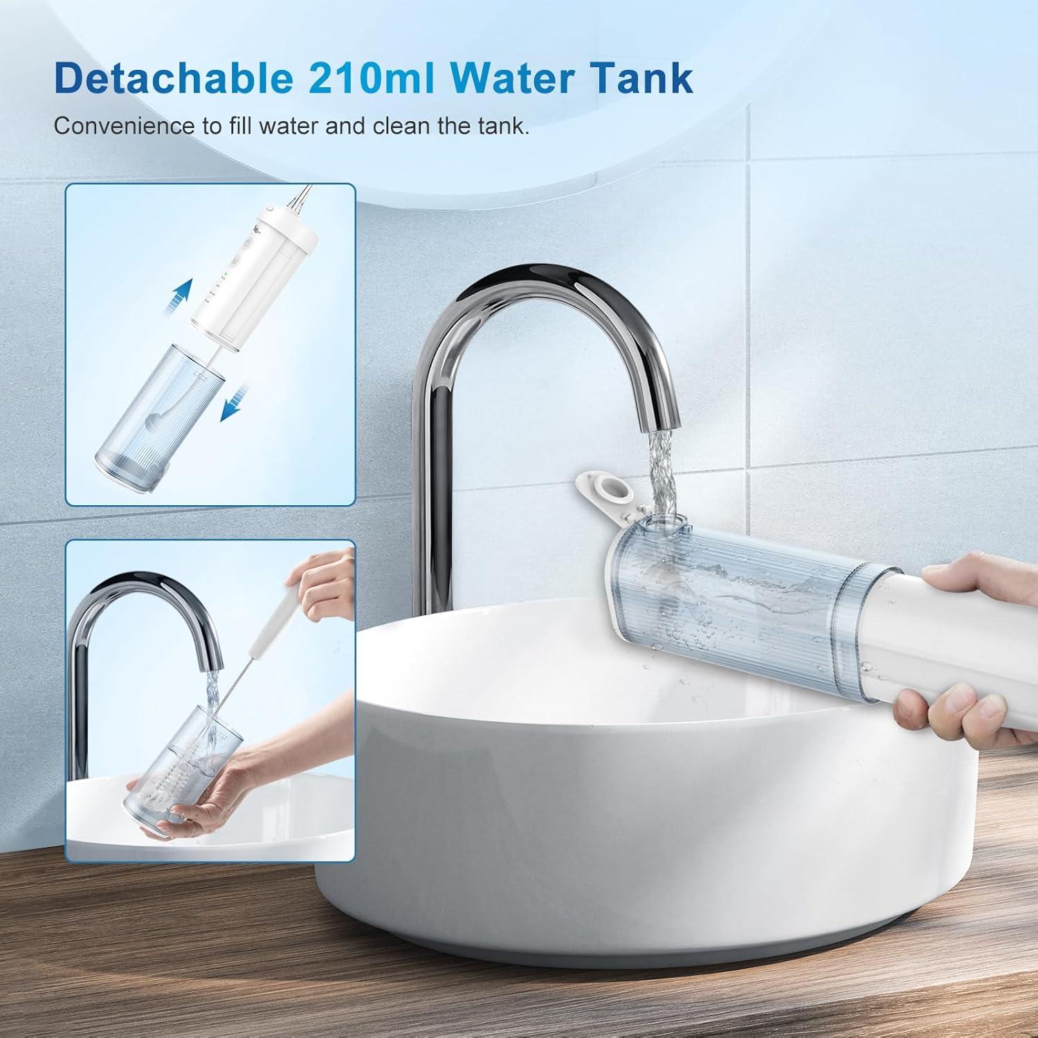 Irrigador Dental Portátil JNGOODS M141, 4 Modos, IPX7