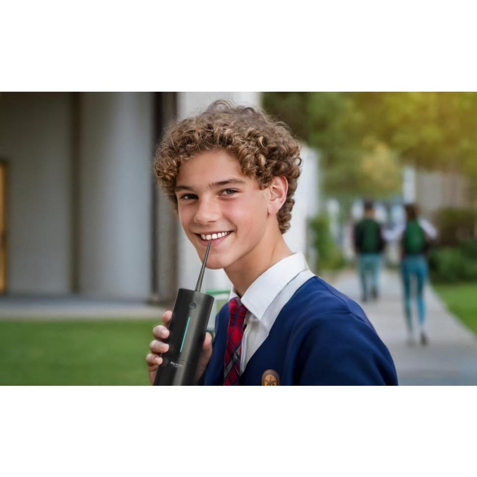 Irrigador Dental Portátil Bigsmile Negro 200ml IPX7 Sin Cable