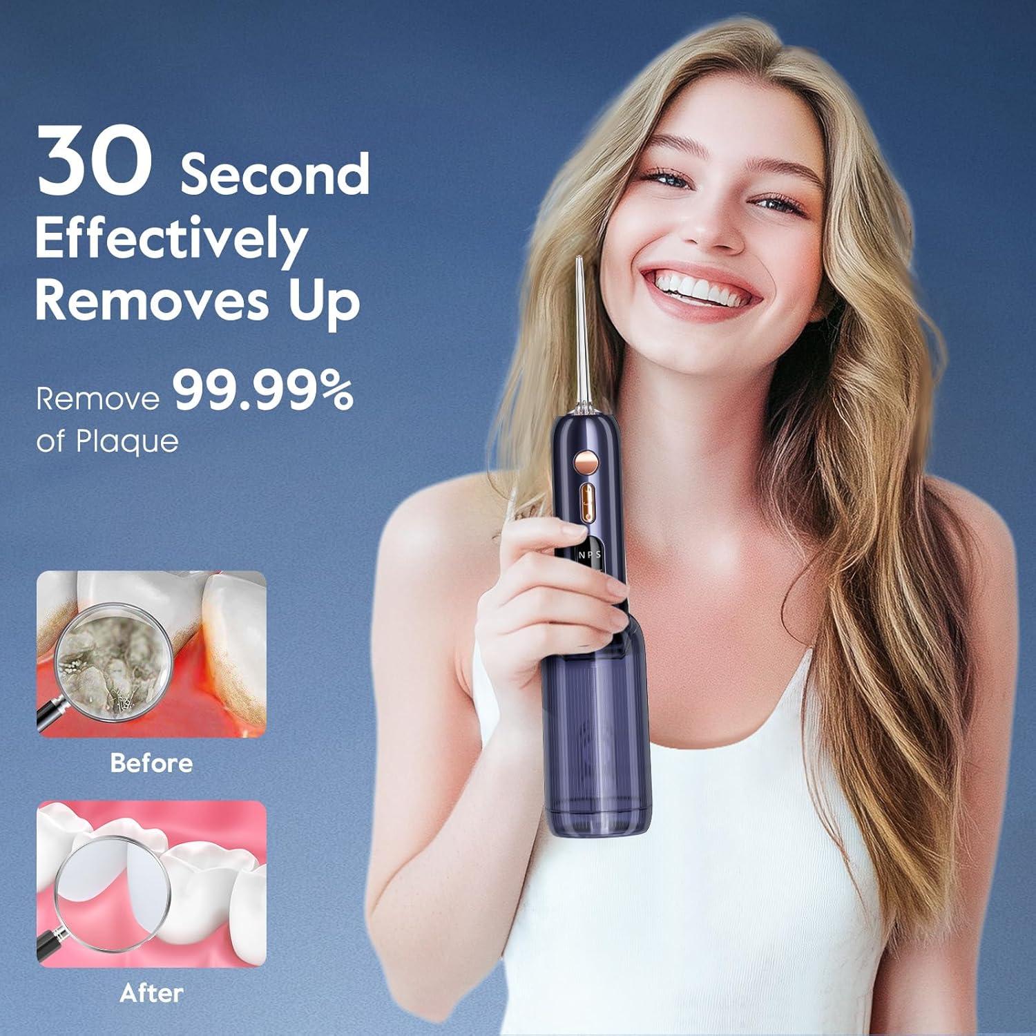 Hilo Dental de Agua Portátil Froomer Mini 350ml 150ml 3 Modos