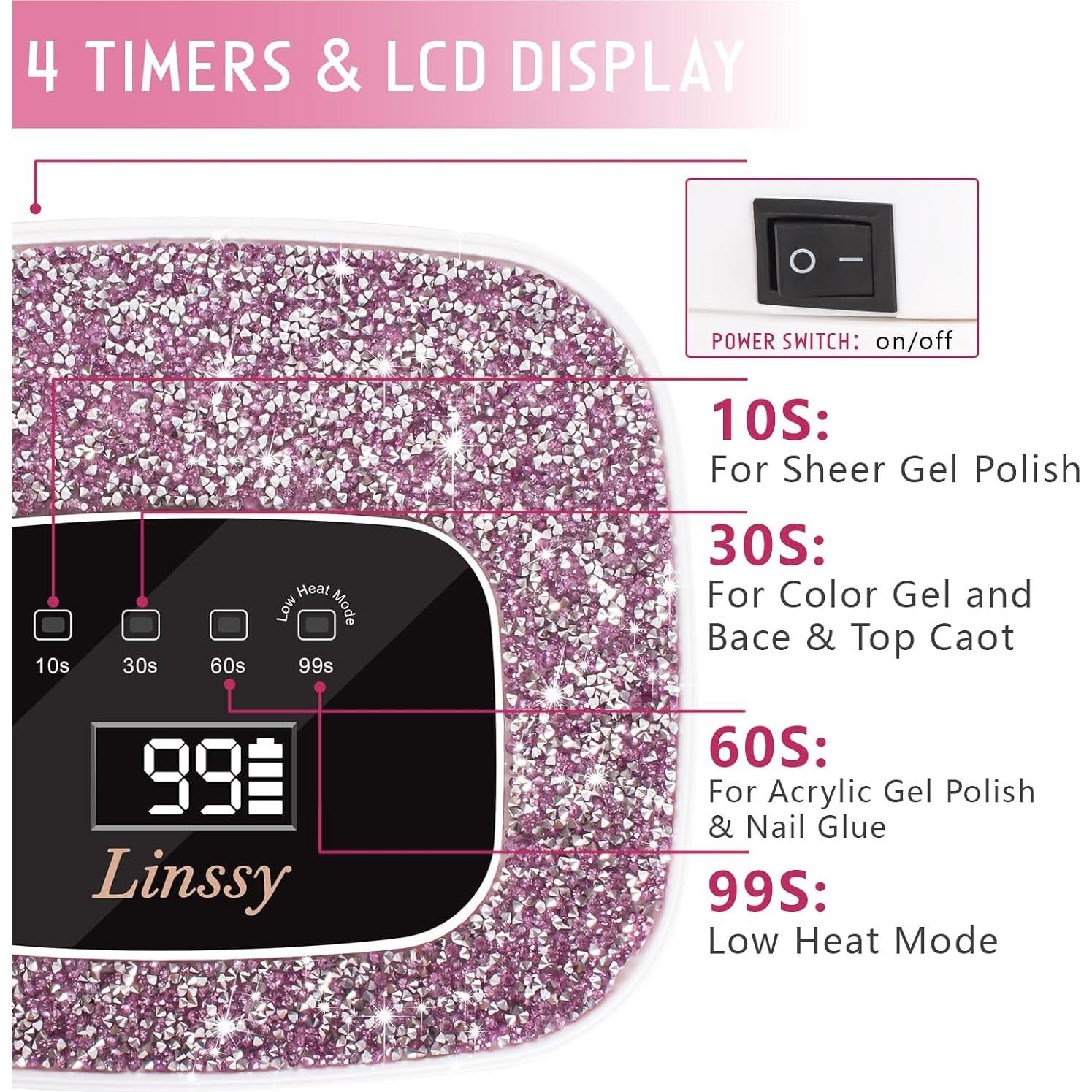 Lámpara de Uñas UV/LED Recargable SUN S20 Blanca con Sensor