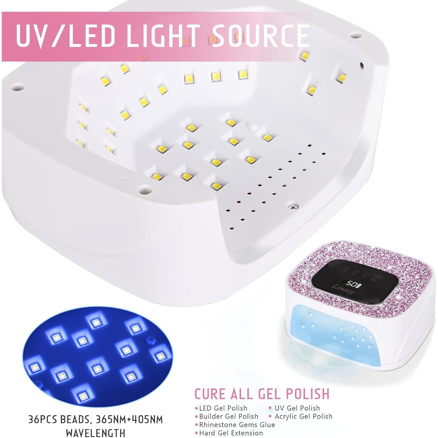 Lámpara de Uñas UV/LED Recargable SUN S20 Blanca con Sensor