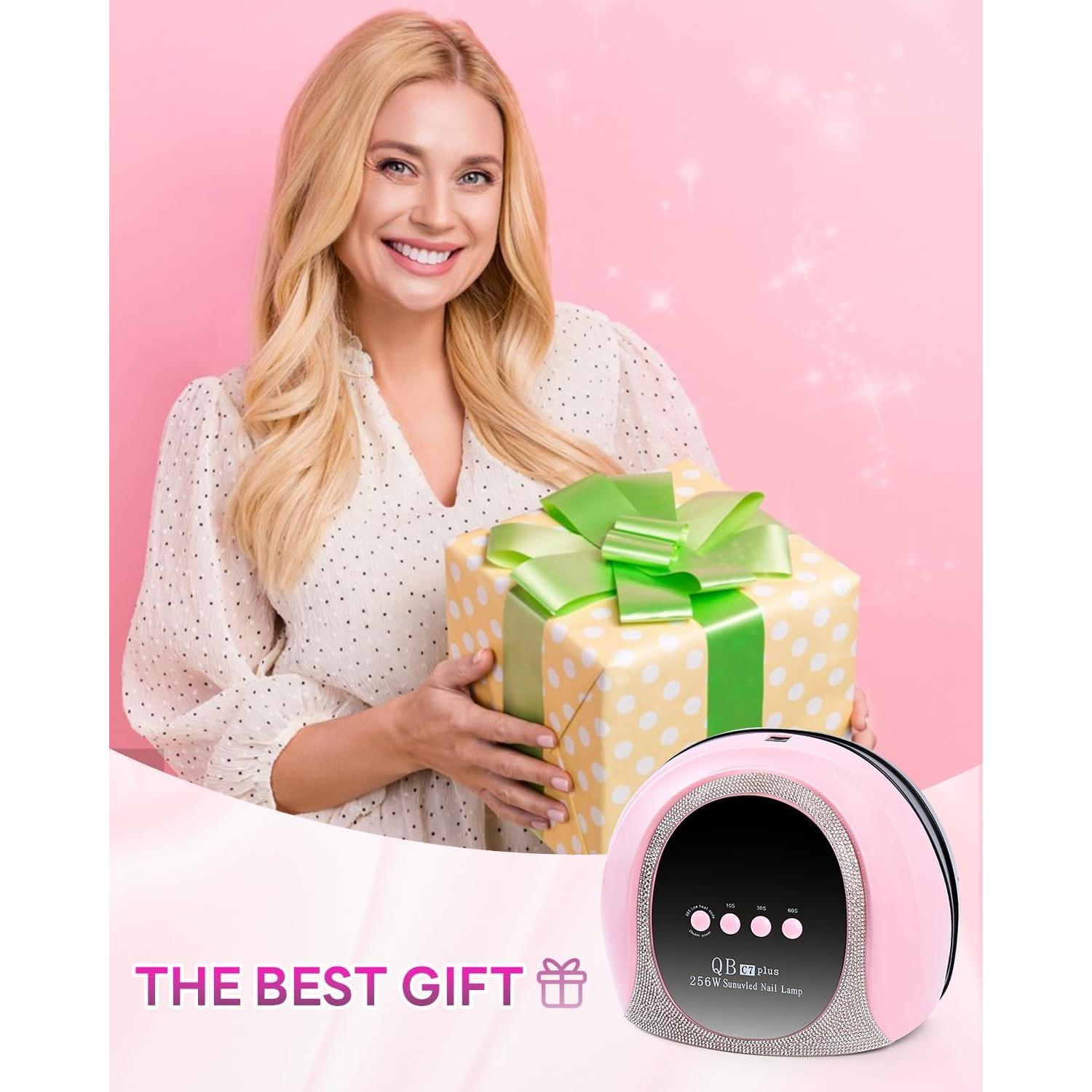 Secador de Uñas LED UV iBigLY 256W con Temporizador y Sensor