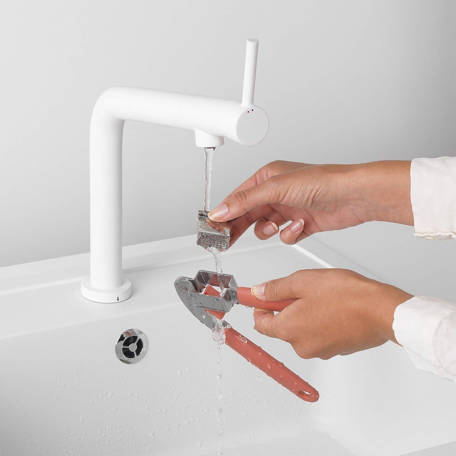 Prensador de Ajo Brabantia Tasty+ Rosa Terracota 150g