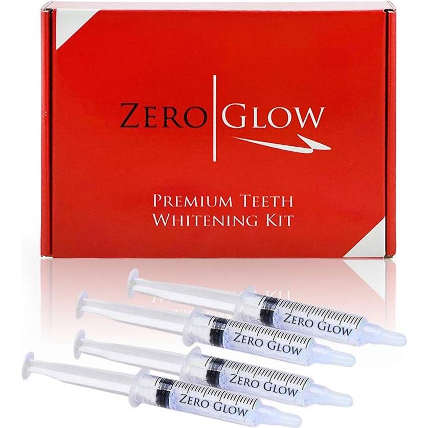 Gel Blanqueador Dental Zero Glow 4 Jeringas 44% Carbamida