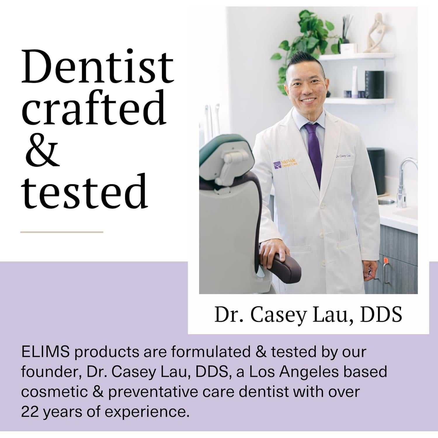 Tiras Blanqueadoras ELIMS Melt-Away para Dientes Sensibles - 14 Tiras