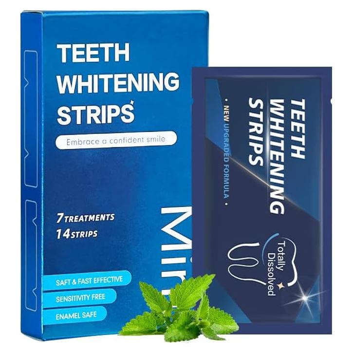 Tiras Blanqueadoras de Dientes OHOO - 14 Tiras Menta