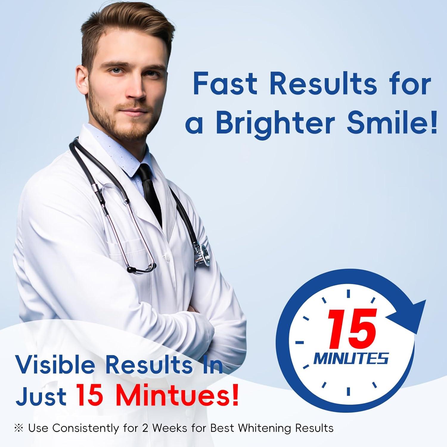 Gel Blanqueador Dental TEAWOO 60ml - Sin Peróxido, Dientes Sensibles