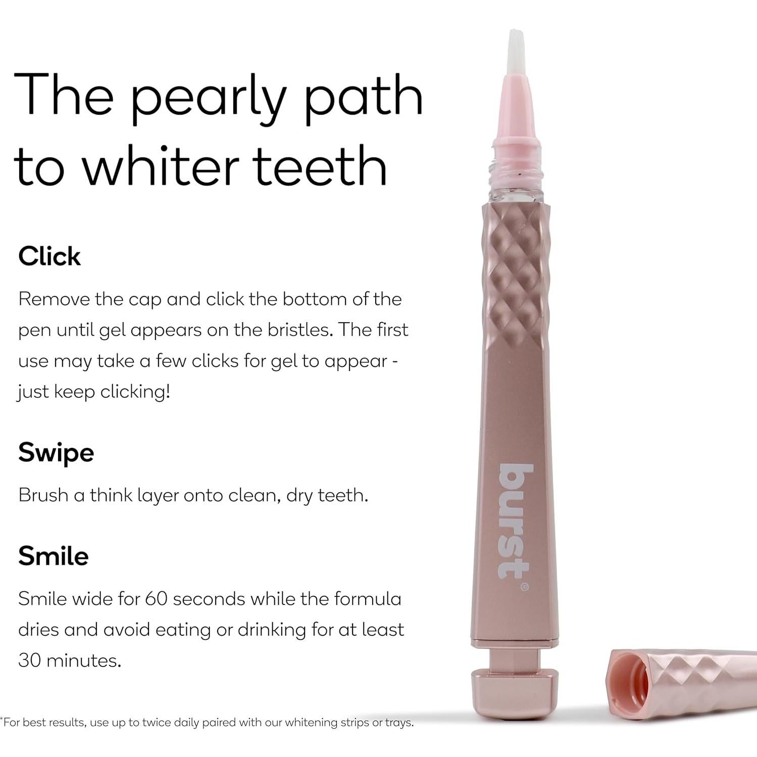 Bolígrafo Blanqueador Burst 9% HP Oro Rosa - 45 Tratamientos