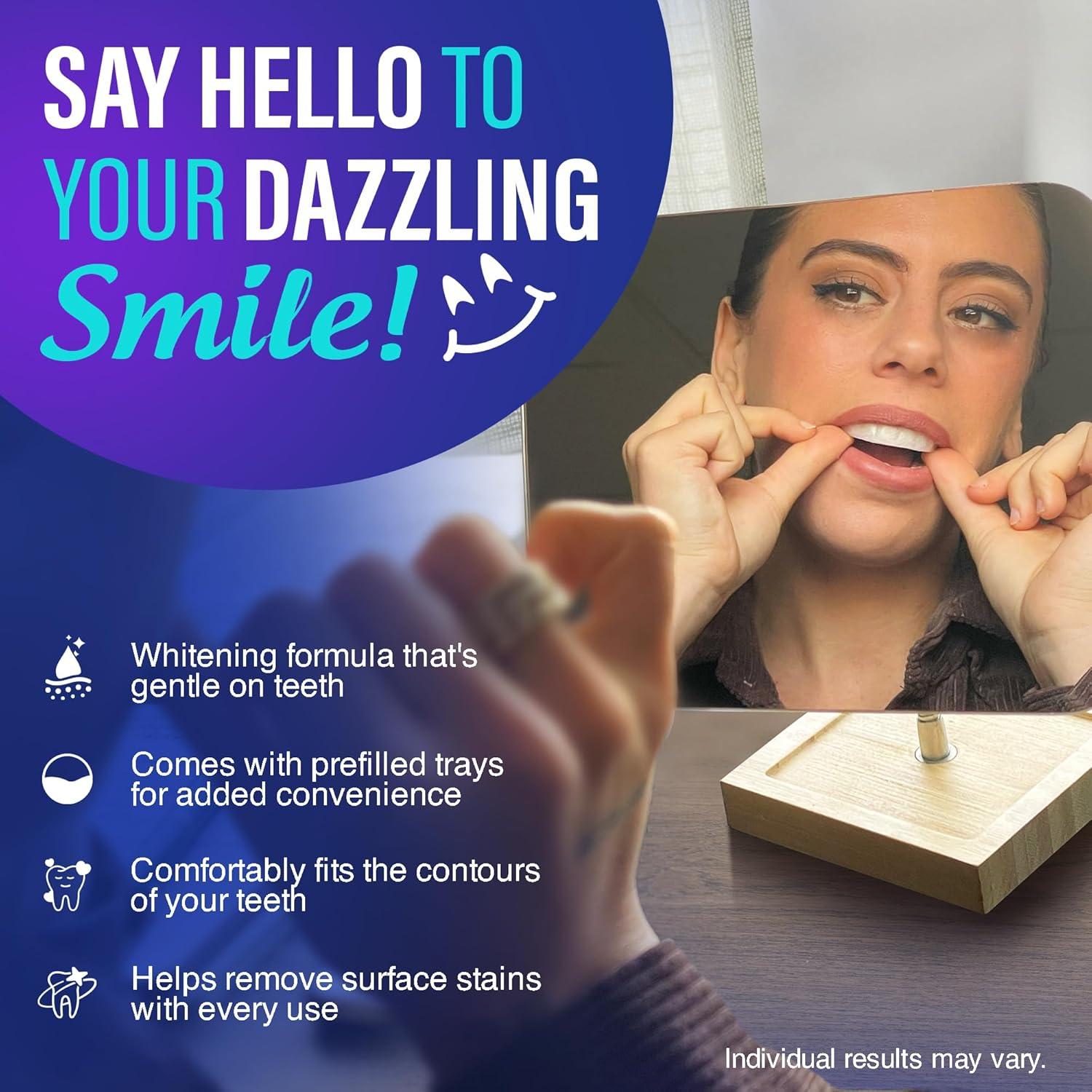 Bandejas de Blanqueamiento Dental GuruNanda 8% Peróxido 7 Tratamientos