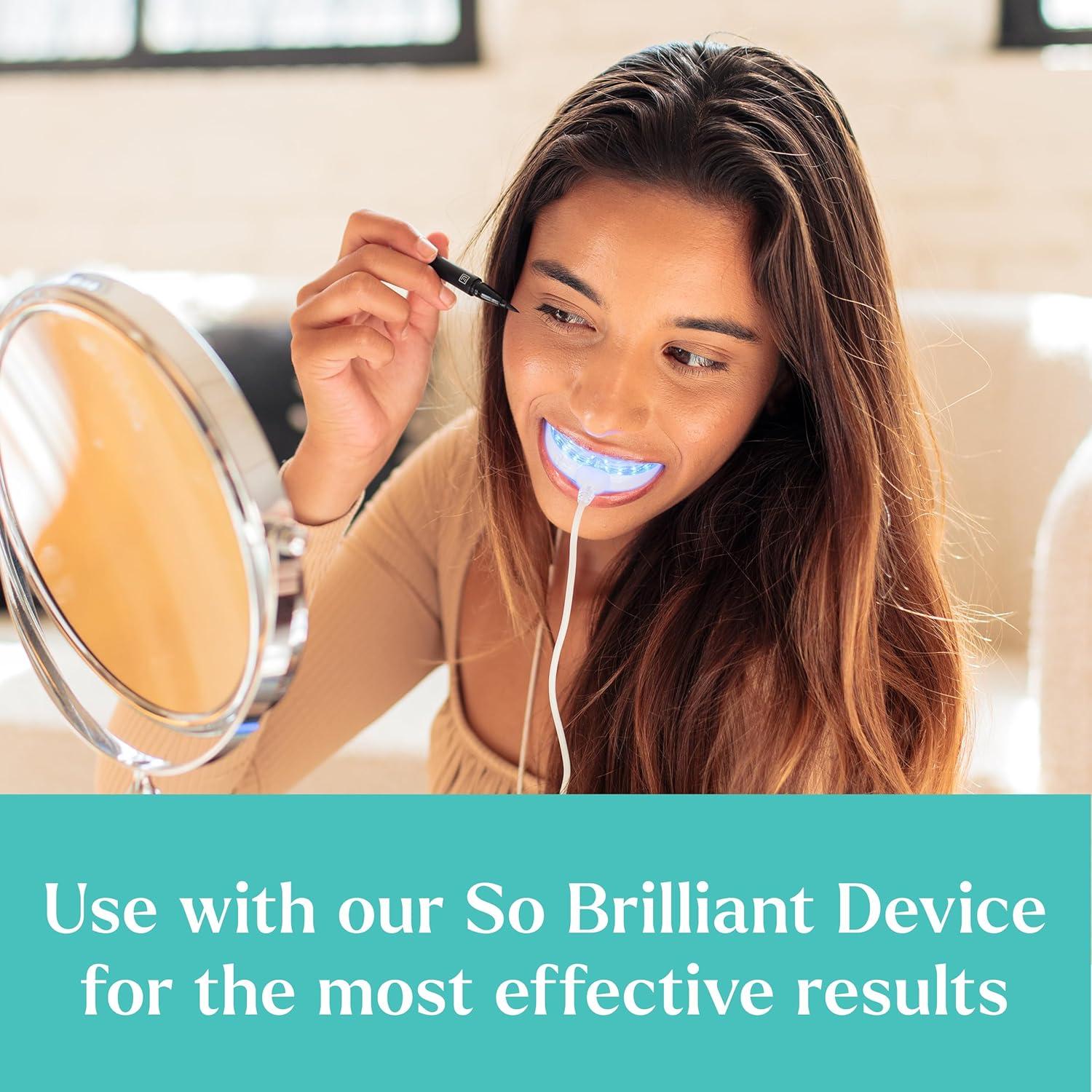 GLO Science Gel Blanqueador Dental Jengibre Menta 6% Peróxido - 5 Cápsulas