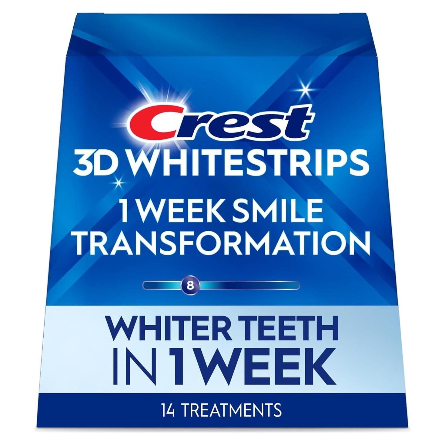 Tiras Blanqueadoras Crest 3D White Glamorous - 28 unidades