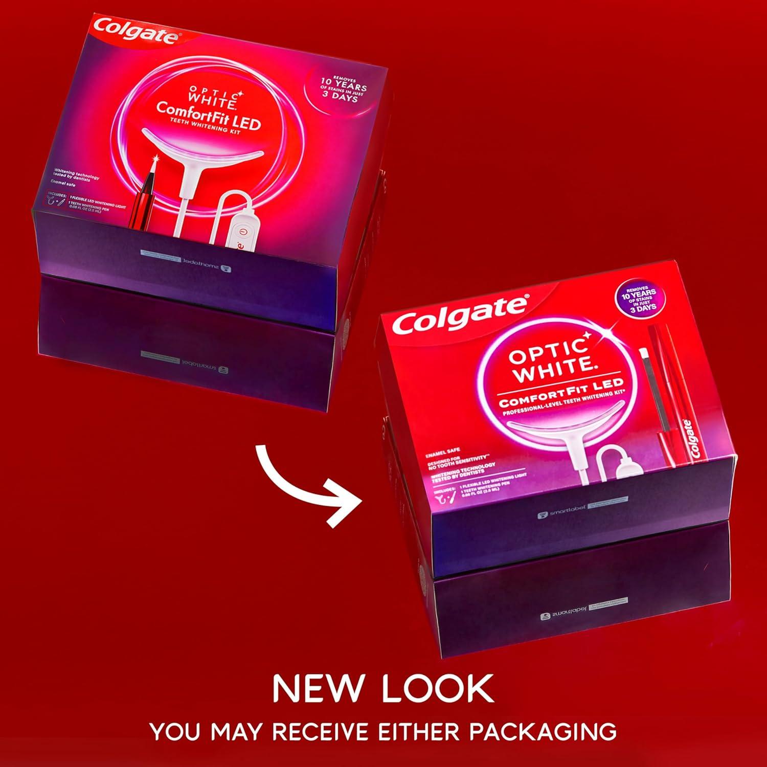 Kit Blanqueamiento Dental Colgate Optic White LED 21 Tratamientos