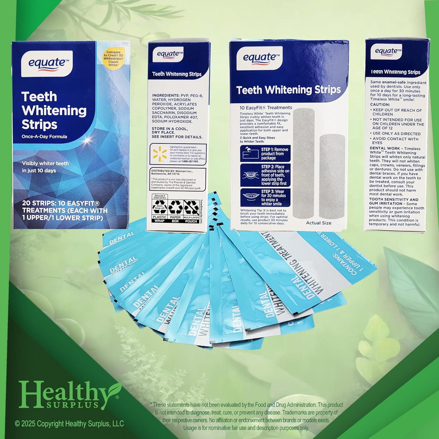 Tiras Blanqueadoras de Dientes Easyfit 10 Tratamientos