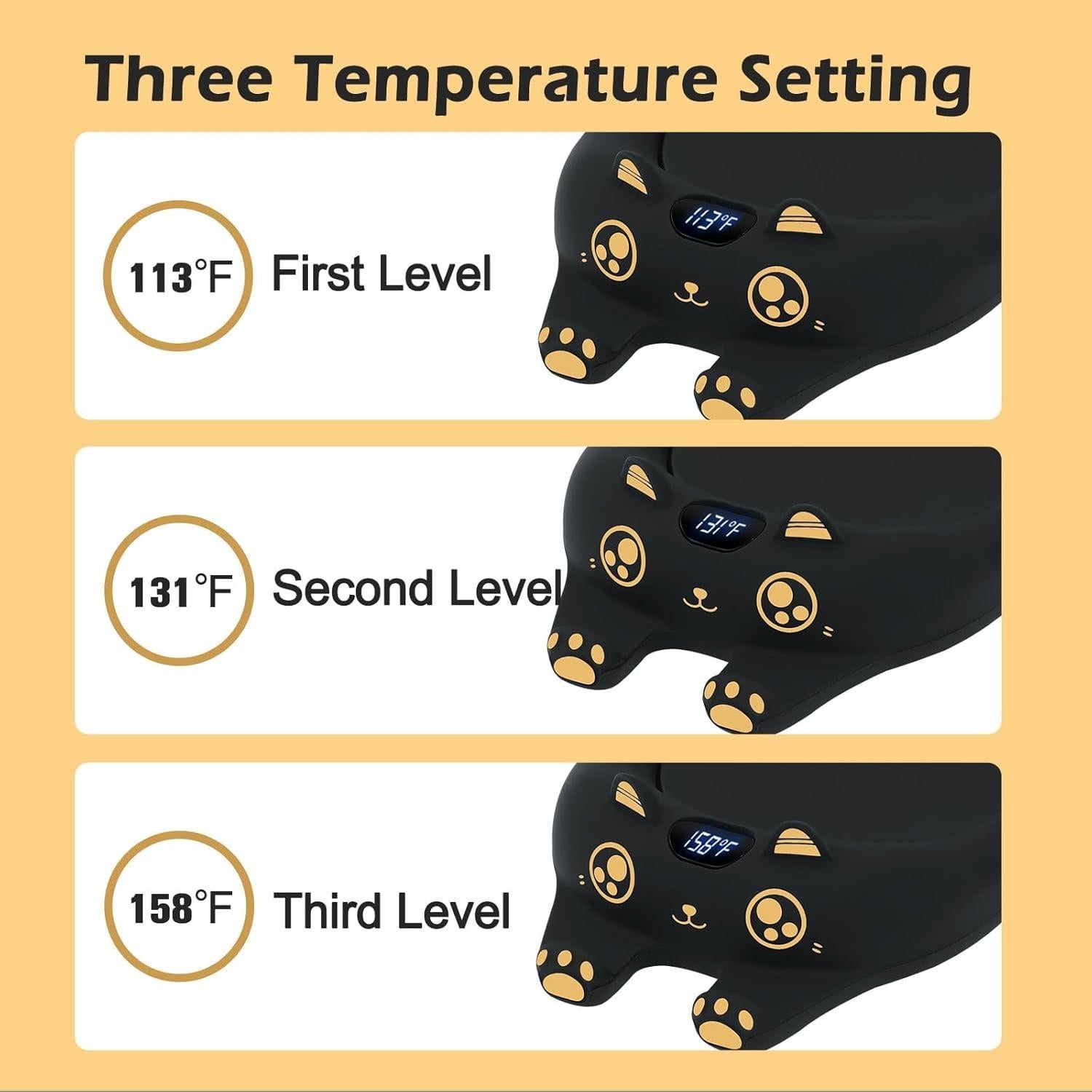 Calentador de Tazas PUSEE con 3 Temperaturas y Apagado Automático