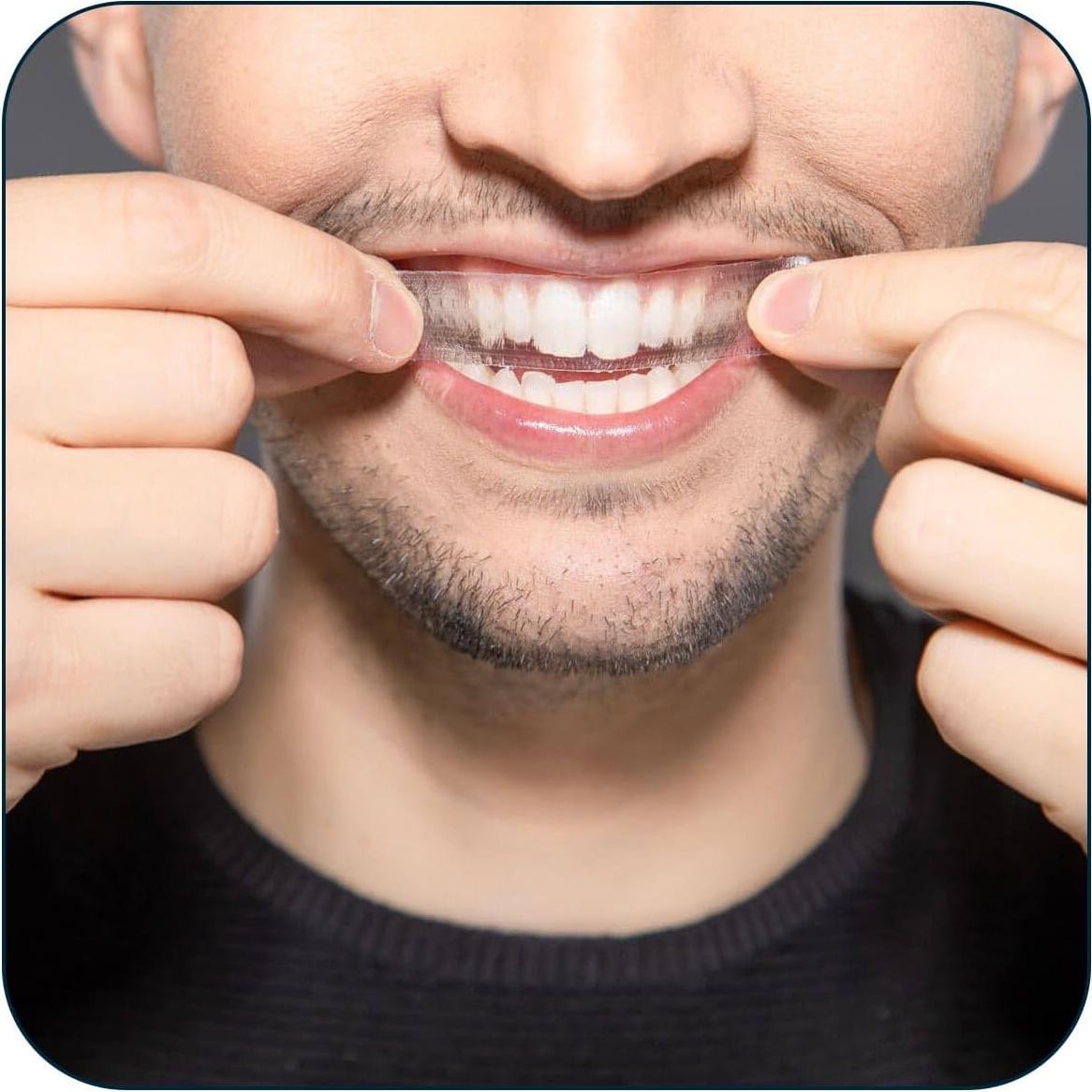 Tiras Blanqueadoras de Dientes ZAFINCO - 28 Tiras Menta