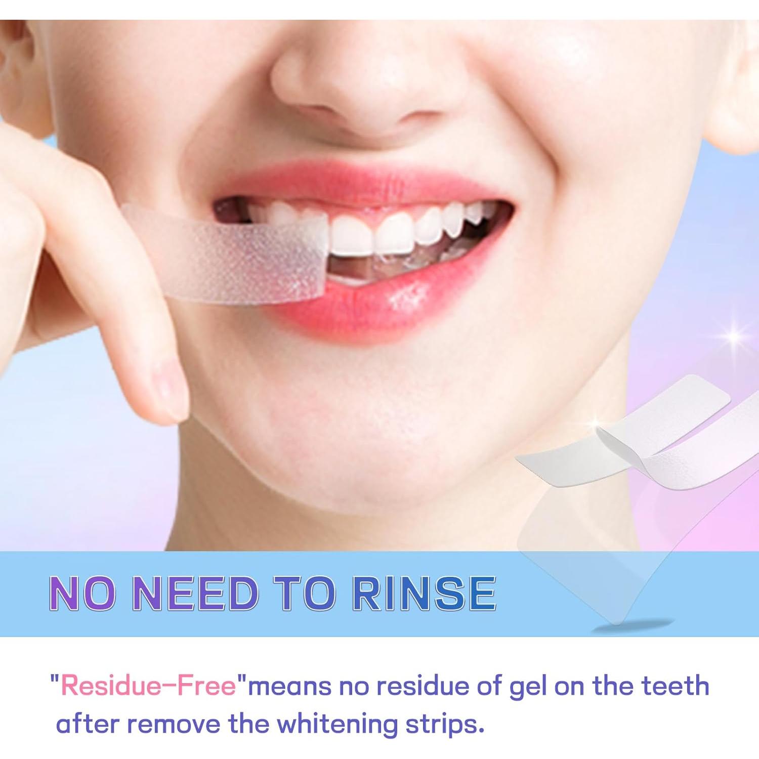 Tiras Blanqueadoras Dentales Carebest 28 Unidades para Dientes Sensibles