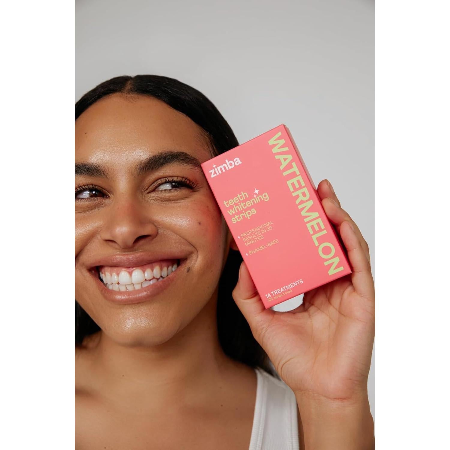 Tiras Blanqueadoras Zimba para Dientes Sensibles - 28 Tiras