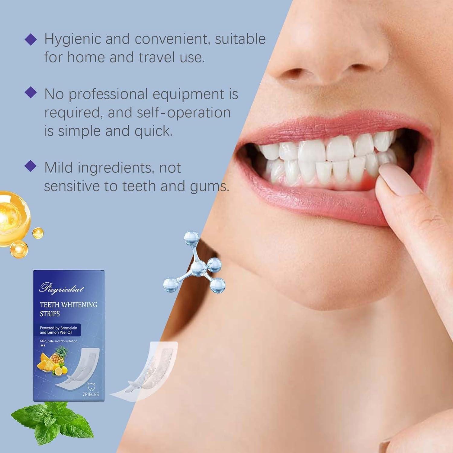 Kit de Tiras Blanqueadoras Piegricdiat - Antideslizantes 11.7cm