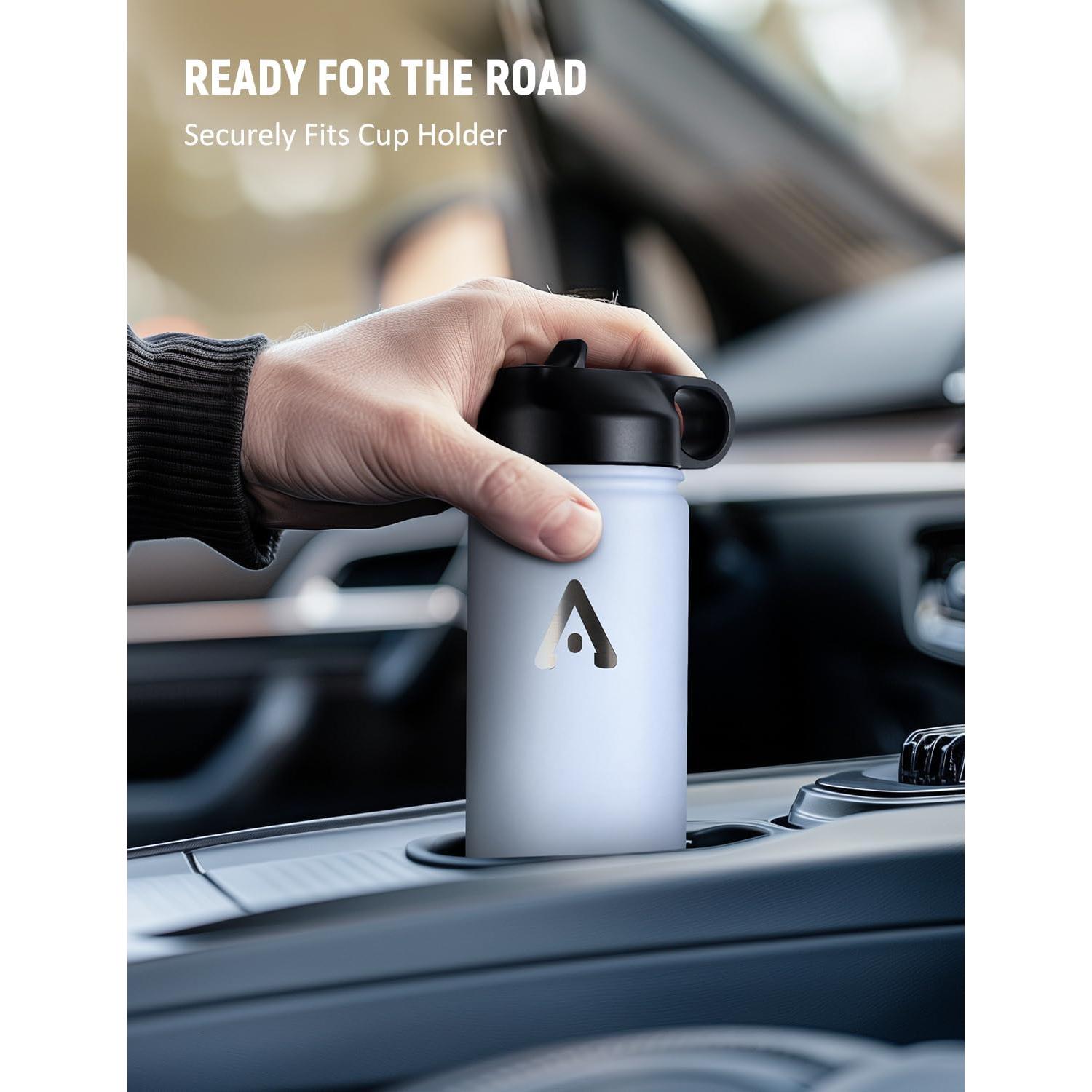 Botella de Agua Aislada BELANKO 710 ml Acero Inoxidable Blanco