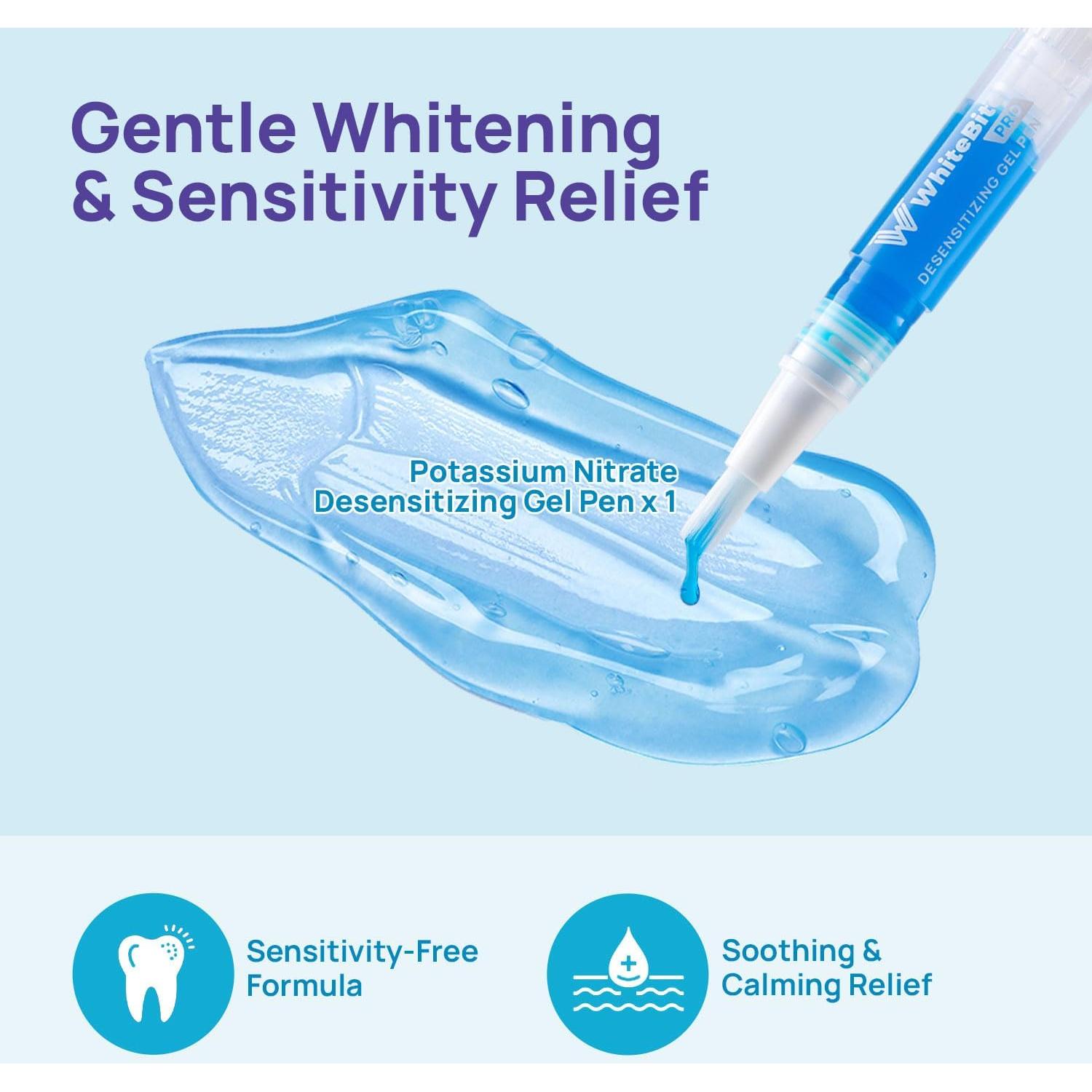 Kit Blanqueamiento Dental Whitebite Pro - Luz LED + Gel 35%