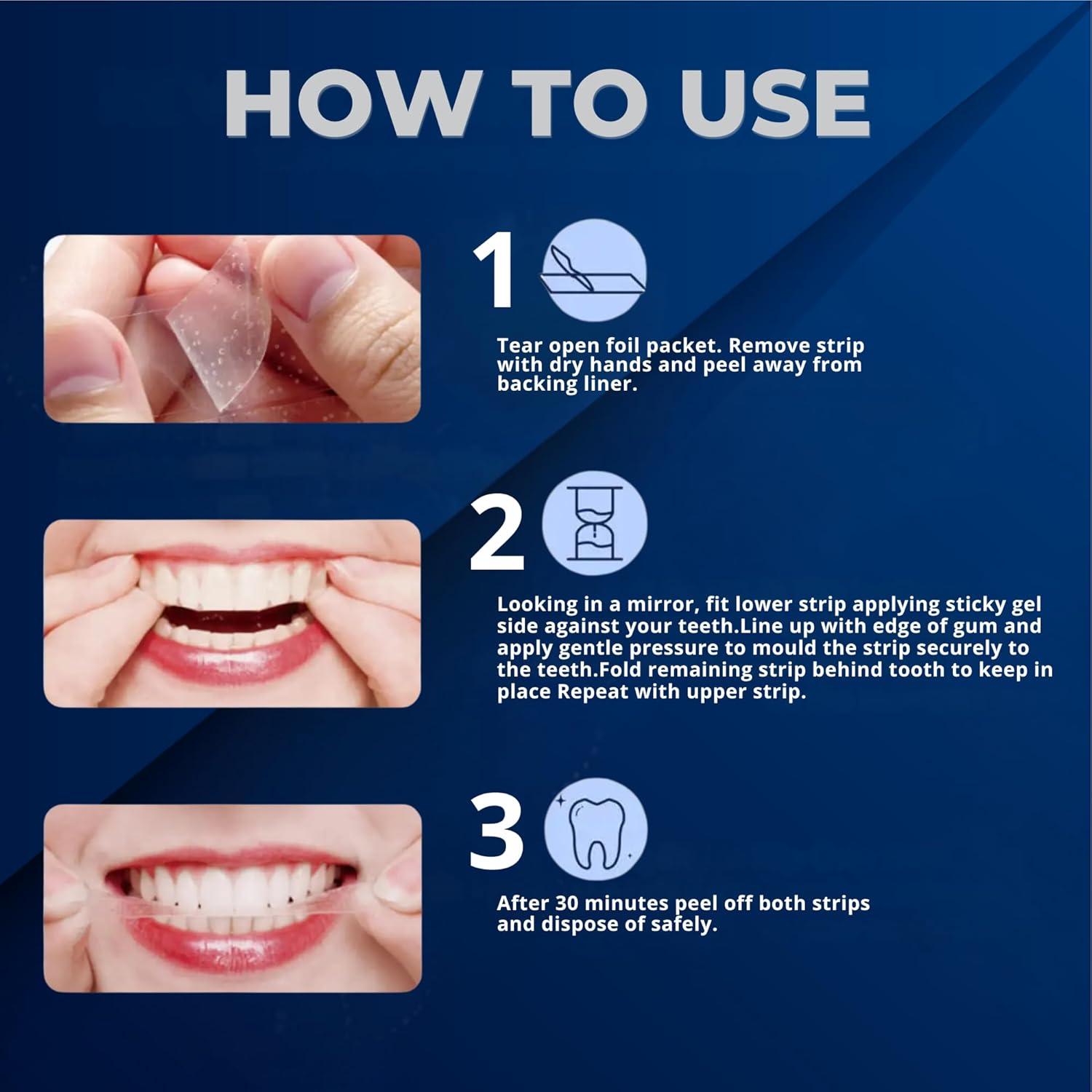 Tiras Blanqueadoras de Dientes ChloeC | 7 Tratamientos Menta