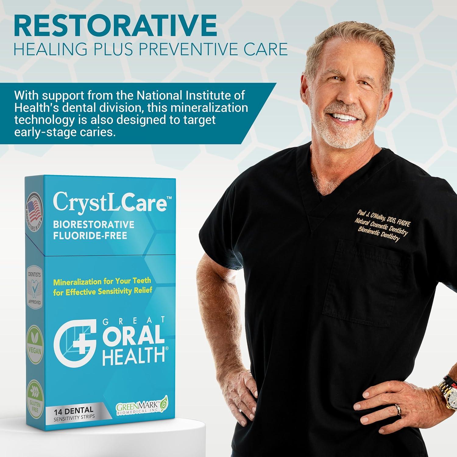 Tiras Dentales CrystLCare para Sensibilidad Dental - 14 Unidades