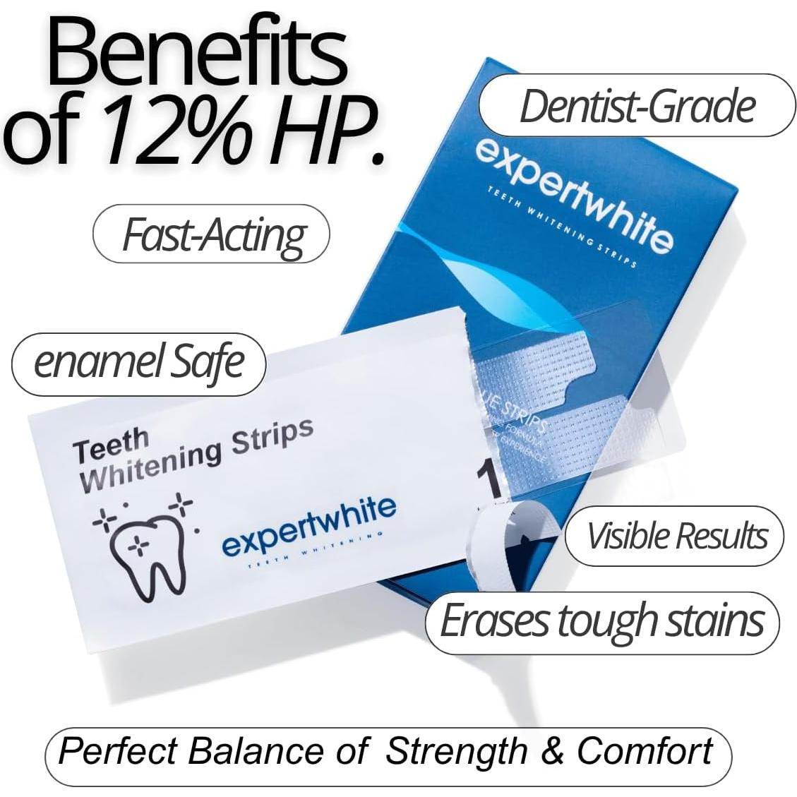 Tiras de Blanqueamiento Dental Expertwhite Max+ - 28 Tiras