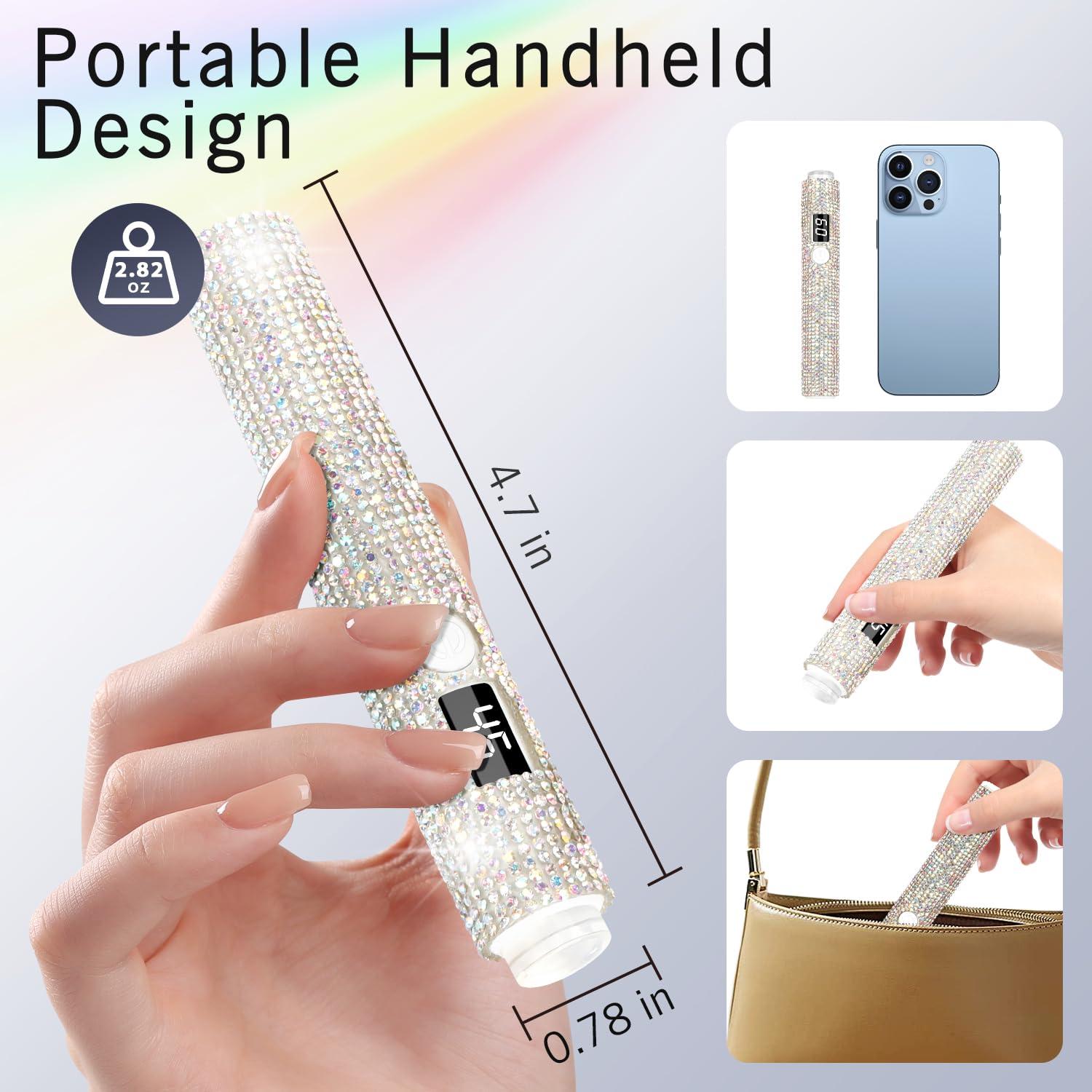 Lámpara UV Recargable Peccera para Uñas de Gel - Curado Rápido