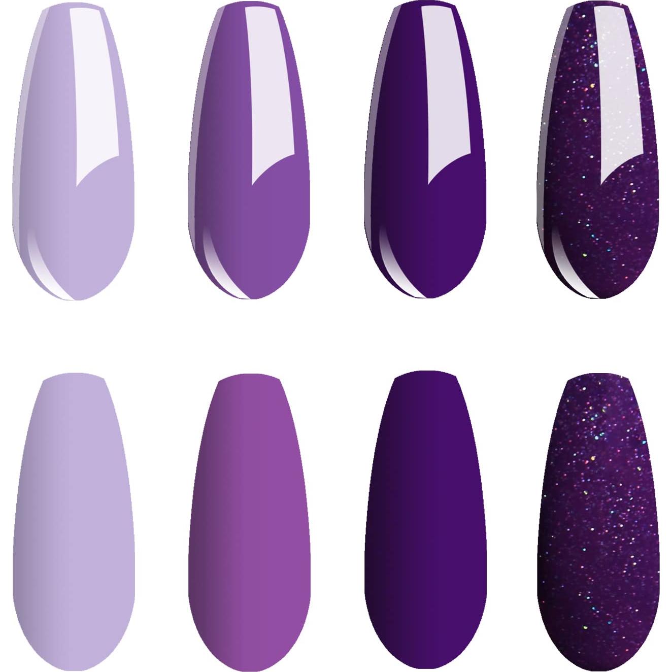 Kit de Esmalte en Gel Vishine 4 Colores 8ml - Manicura DIY