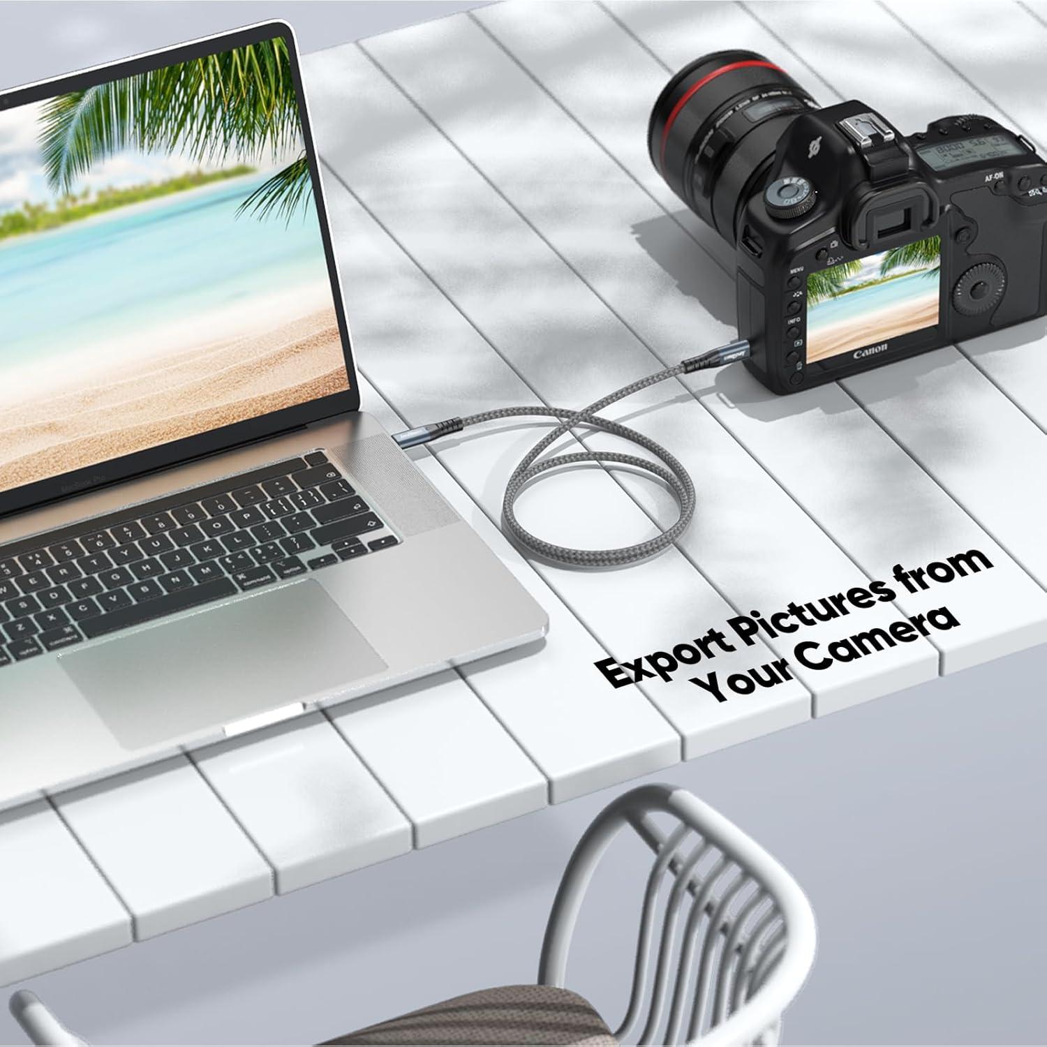 Cable USB C 0.91m JasRoum 3.2 Gen 2x2 20Gbps 240W 4K