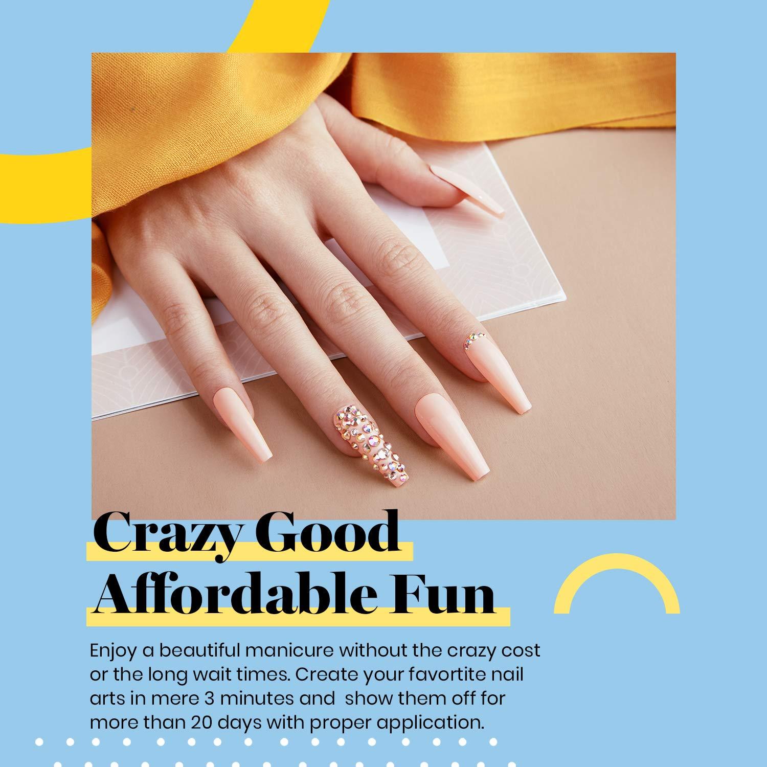 Kit de Esmalte de Uñas en Gel Nude Beetles con Luz UV LED