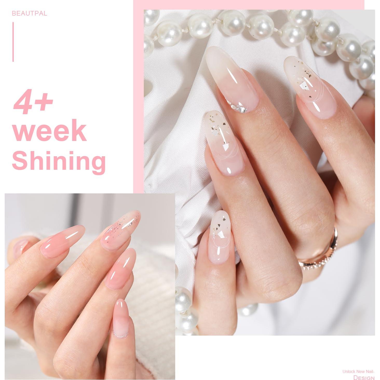 Set de Esmalte de Uñas Gel Nude Beautpal - 10 Colores 7ml