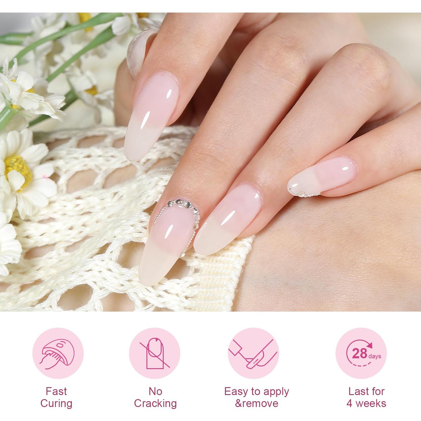 Set de Esmalte de Uñas Gel Nude Beautpal - 10 Colores 7ml