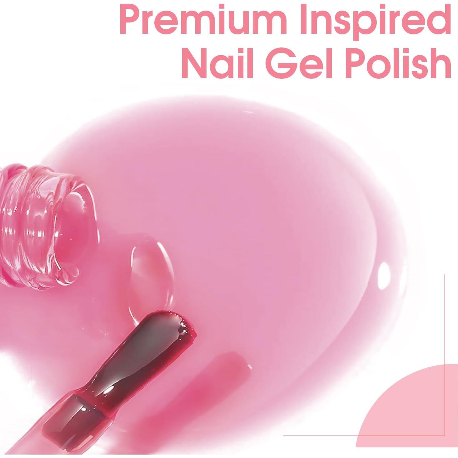 Set de Esmalte de Uñas Gel Nude Beautpal - 10 Colores 7ml