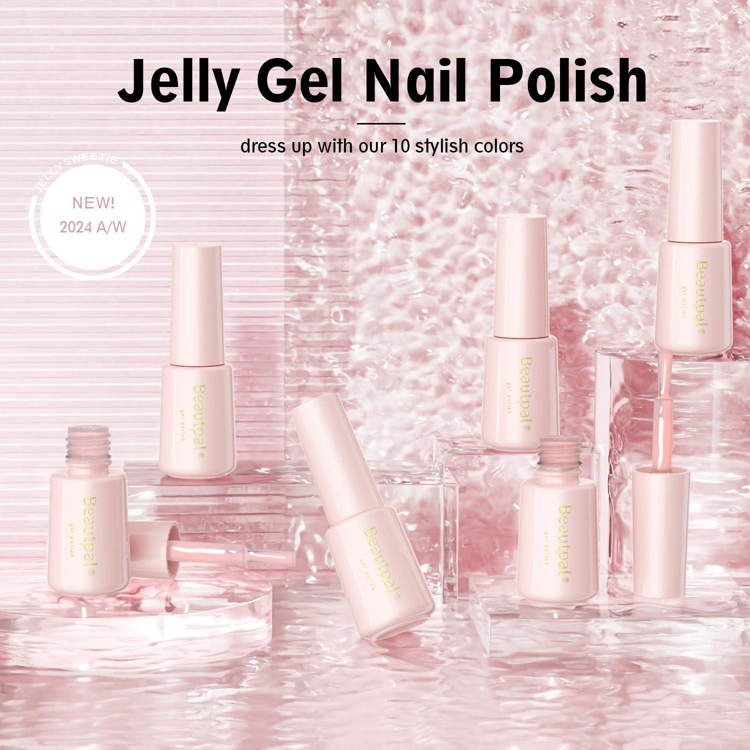 Set de Esmalte de Uñas Gel Nude Beautpal - 10 Colores 7ml
