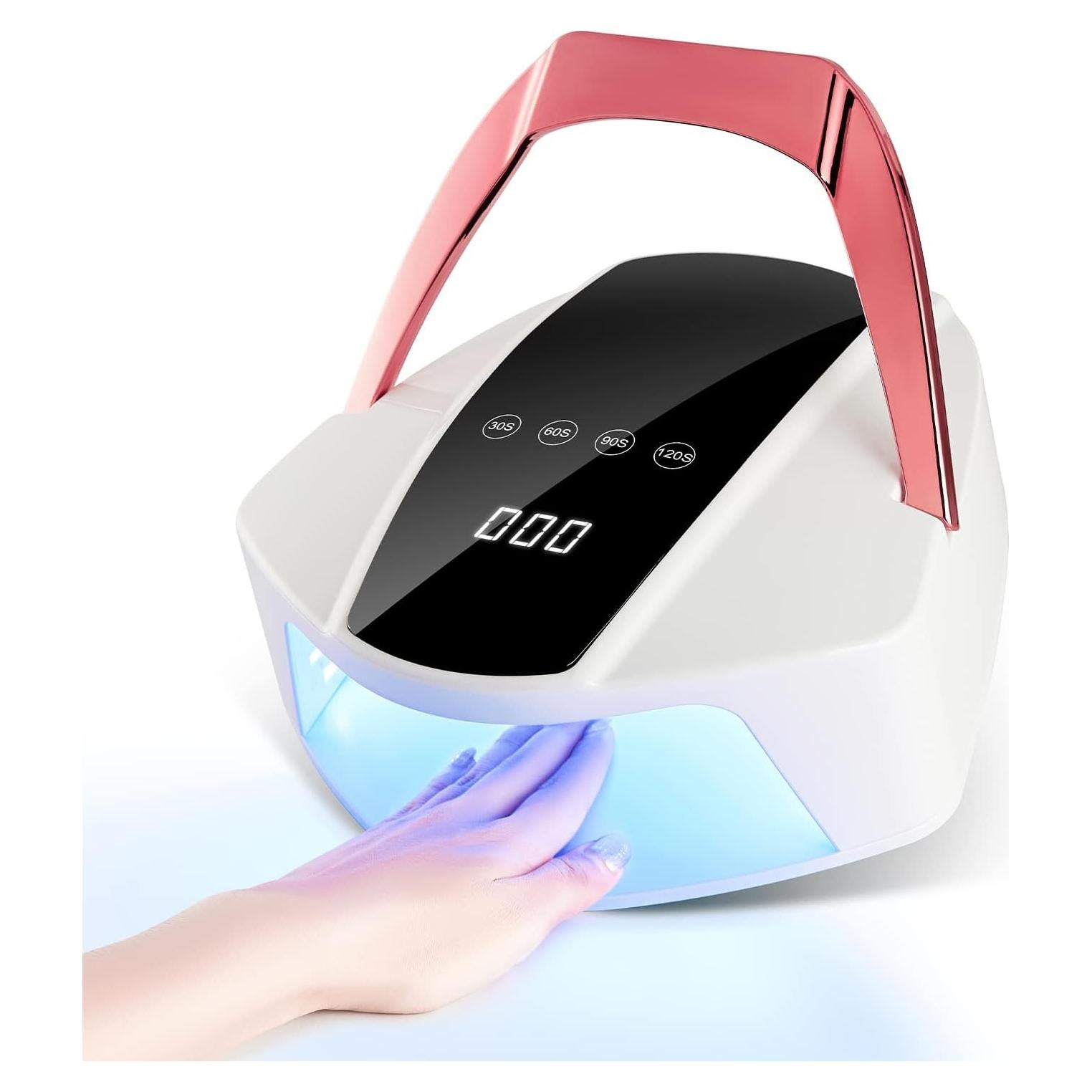 Lámpara de Uñas LED UV 96W NailShow, Secador Profesional Recargable