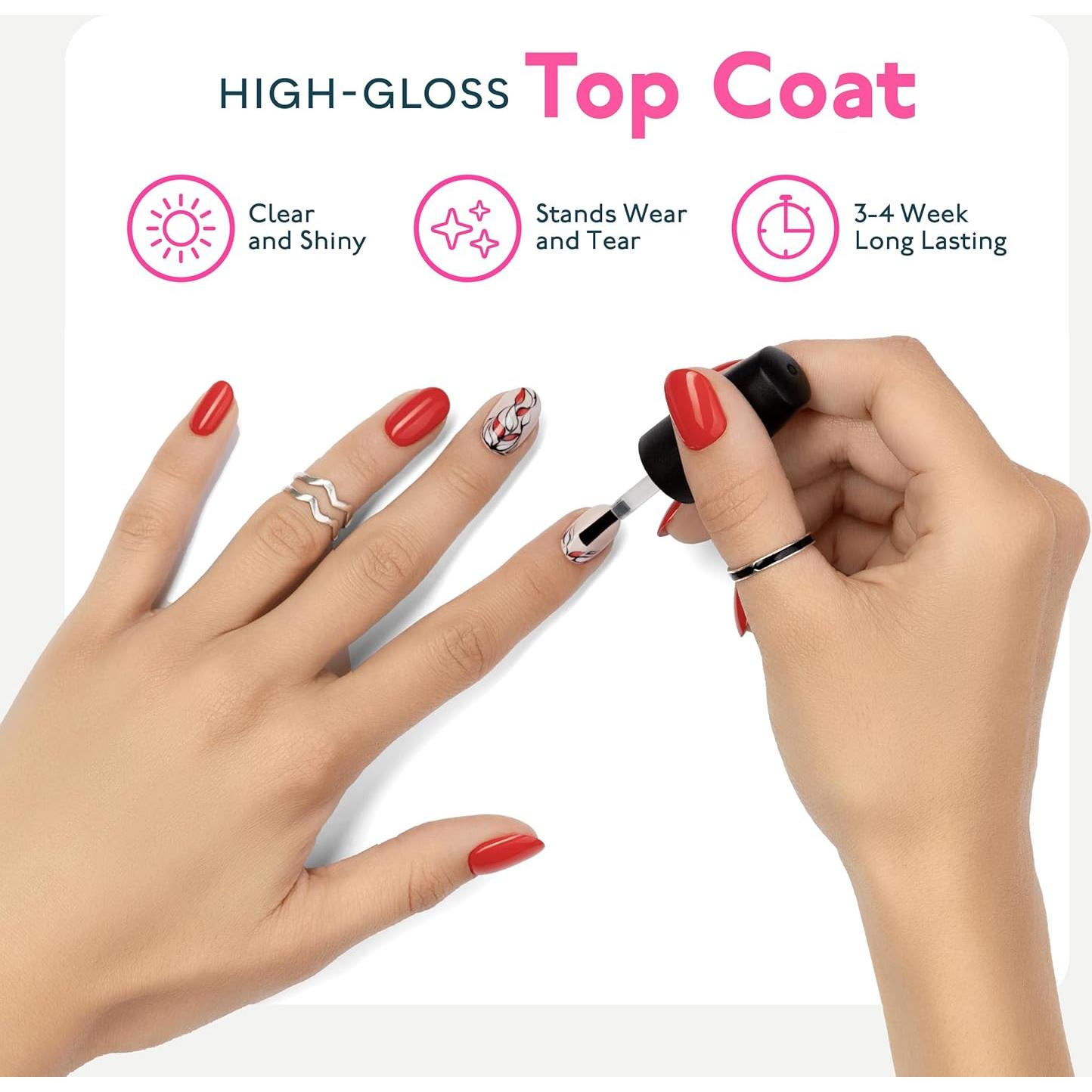 Kit de Esmalte de Uñas SUNUV SUN2C 16 Colores Gel y Herramientas