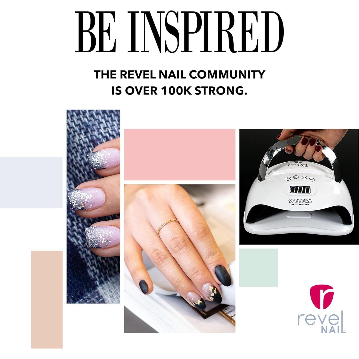 Lámpara UV/LED Revel Nail 36W para Esmalte en Gel y Polvo