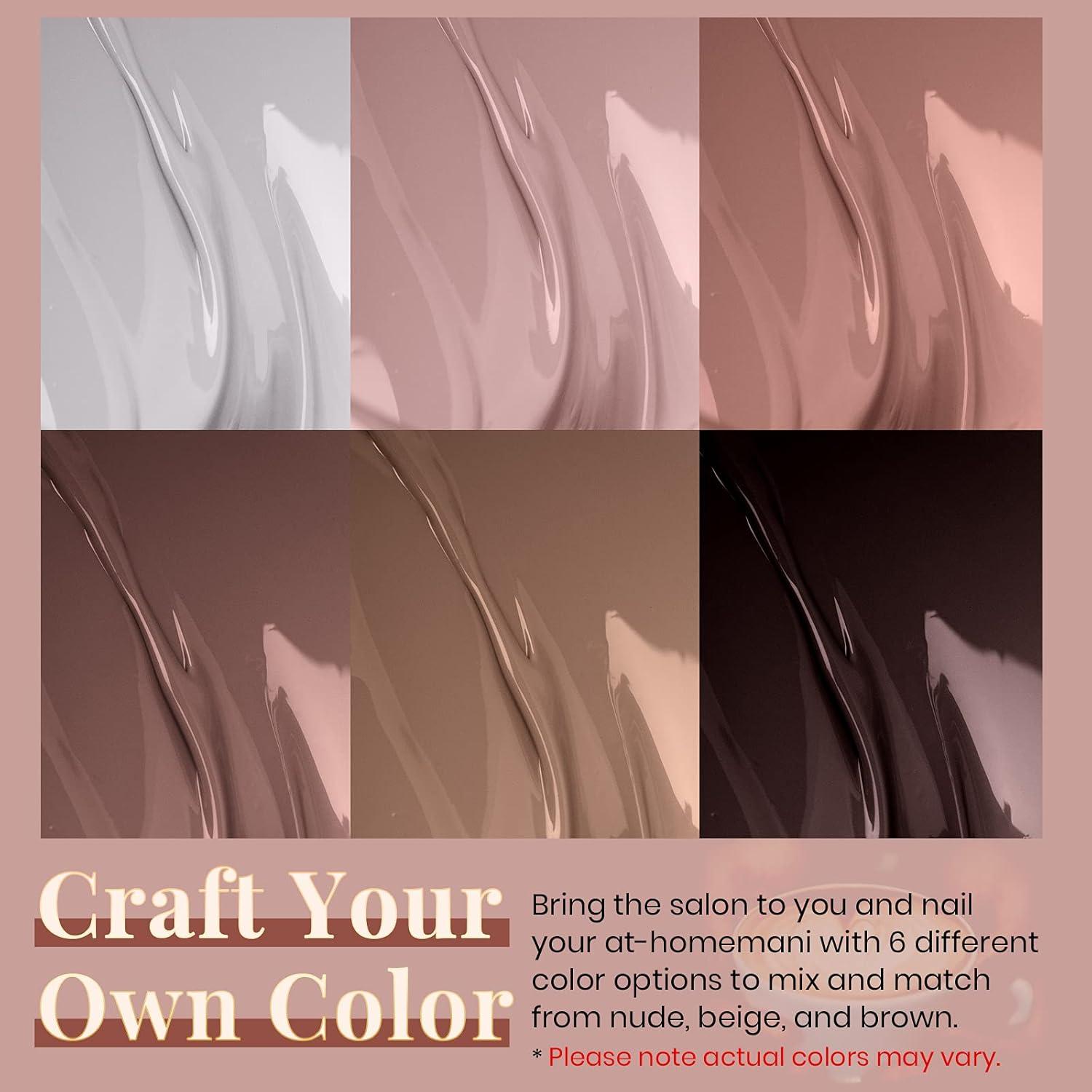 Set de Esmalte en Gel Beetles Hora del Café 6 Colores 7.5ml