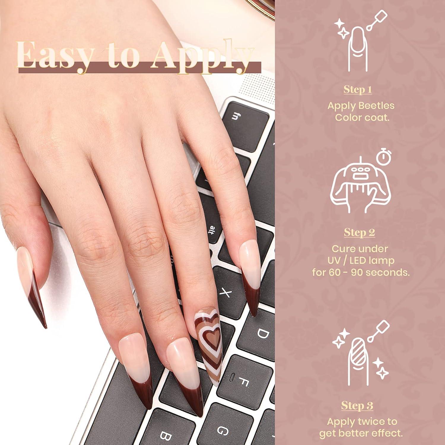 Set de Esmalte en Gel Beetles Hora del Café 6 Colores 7.5ml