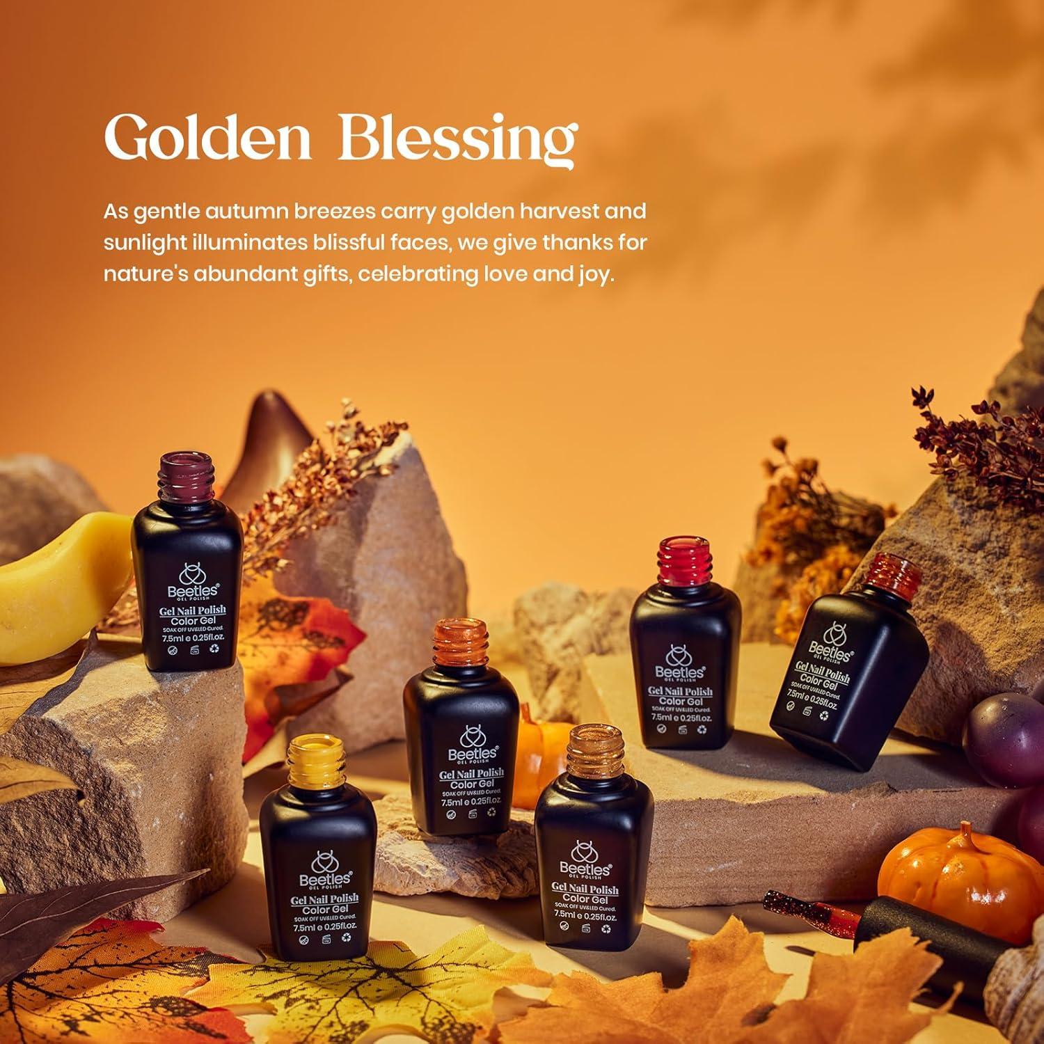 Set de Esmalte de Uñas en Gel Beetles 6 Colores Otoño