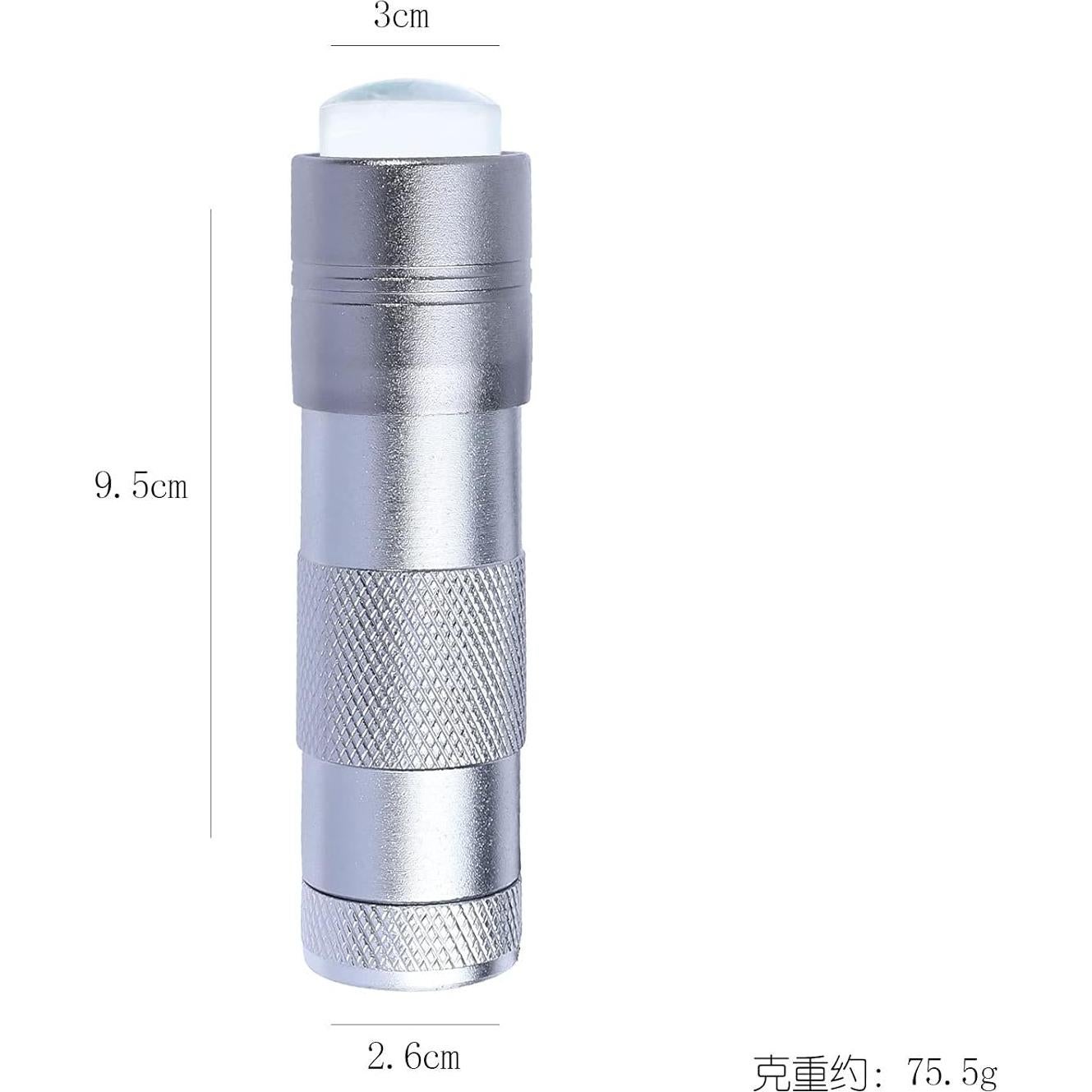 Luz UV de Uñas de Mano Mezerdoo con Estampador y 12 LED