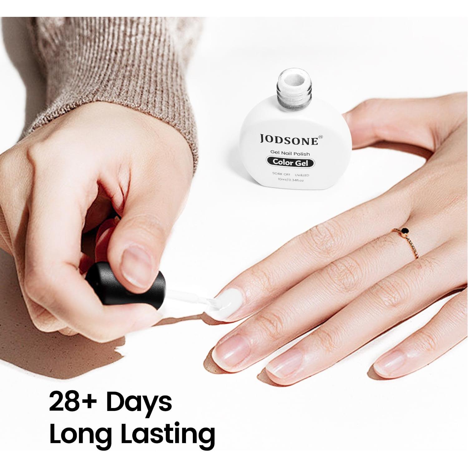 Esmalte de Uñas en Gel JODSONE 10ml Blanco Profesional