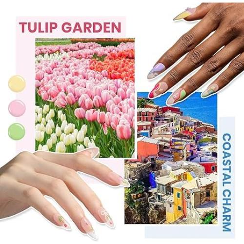 Kit de Esmalte de Uñas en Gel Beetles 108 PCS 55 Colores