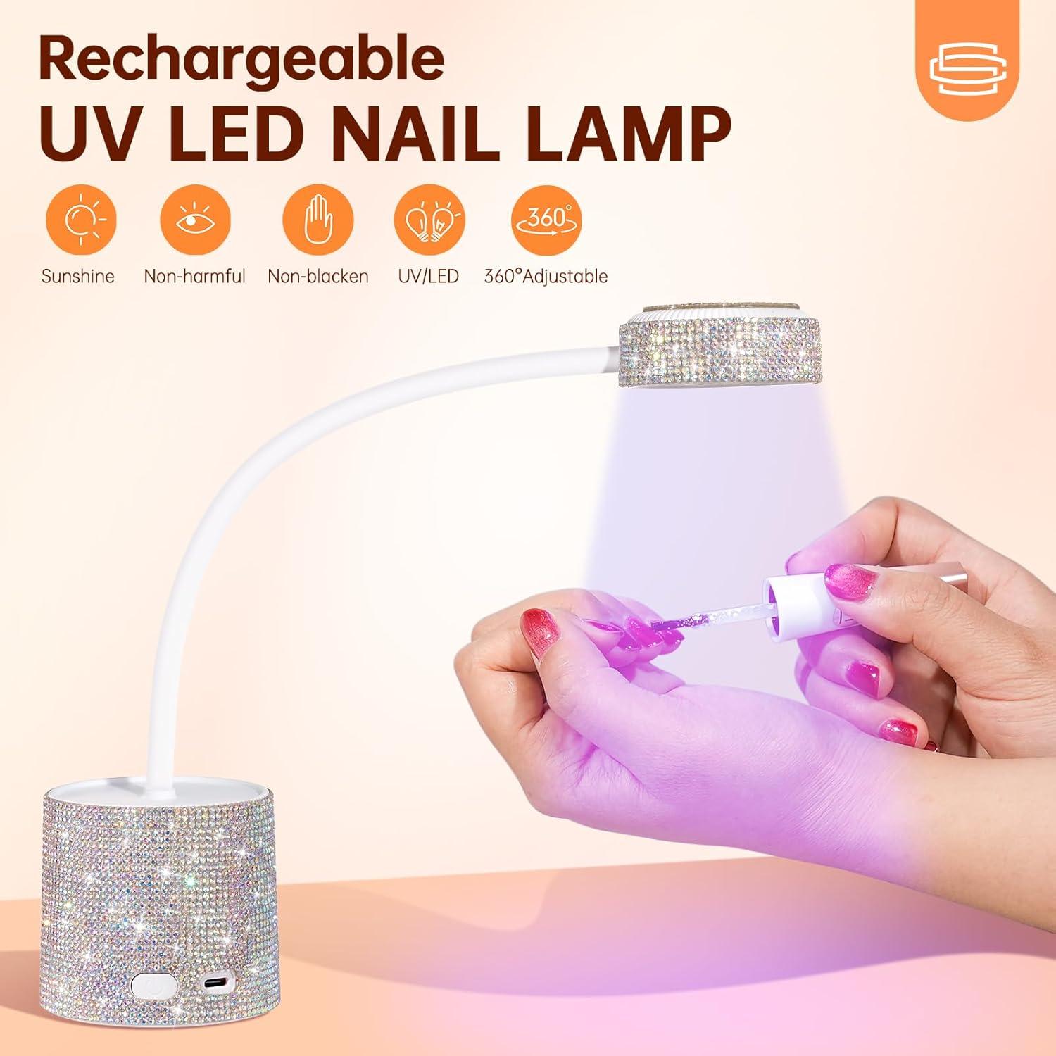 Lámpara de Uñas UV LED Mini CHRISTINE SHELLY 27W Inalámbrica