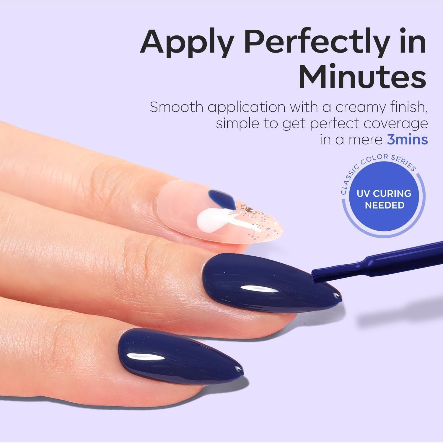 Esmalte de Uñas Gel Modelones Azul Marino 15ml UV LED