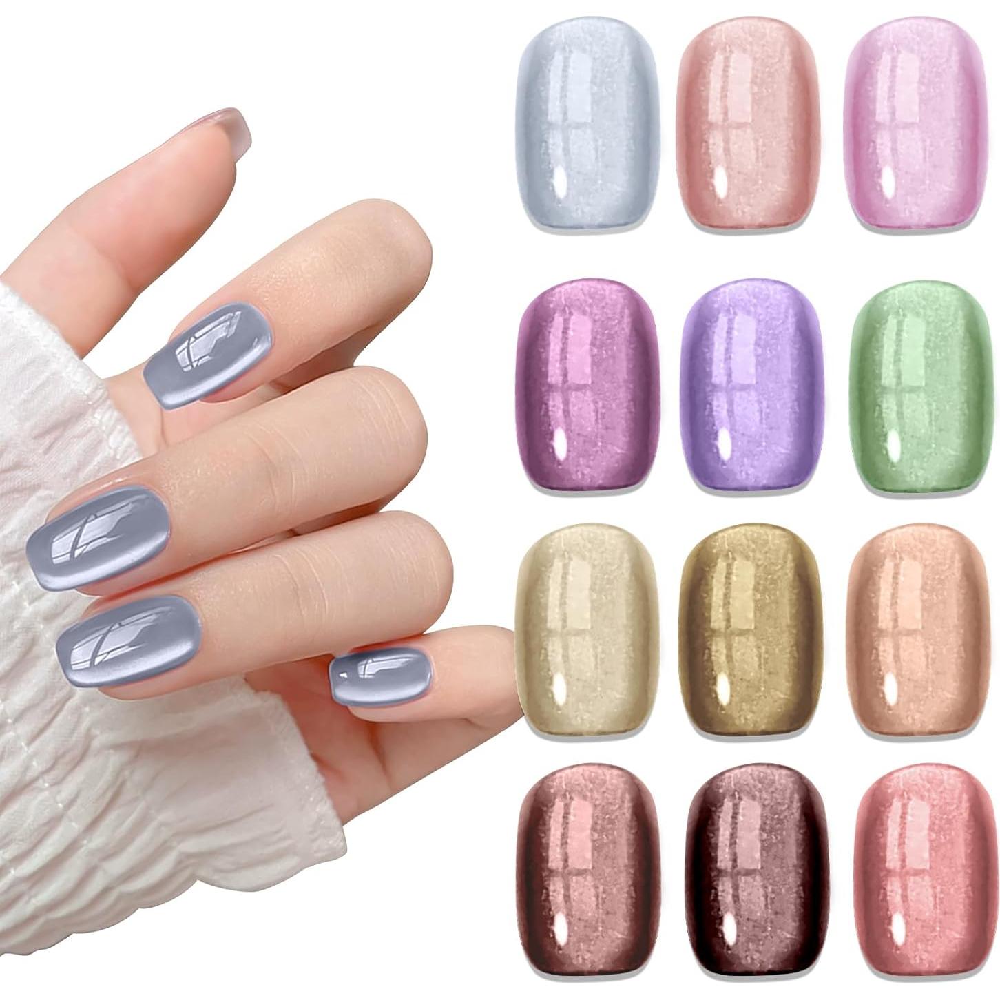 Esmalte de Uñas Magnético SUPWEE Cat Eye 12 Colores 7ml