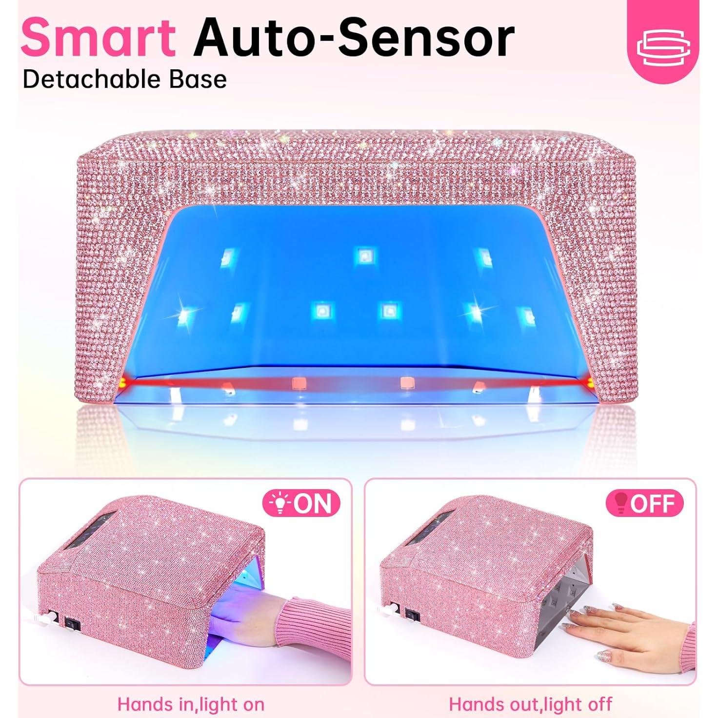 Lámpara UV para Uñas de Gel Christine Shelly 96W Recargable